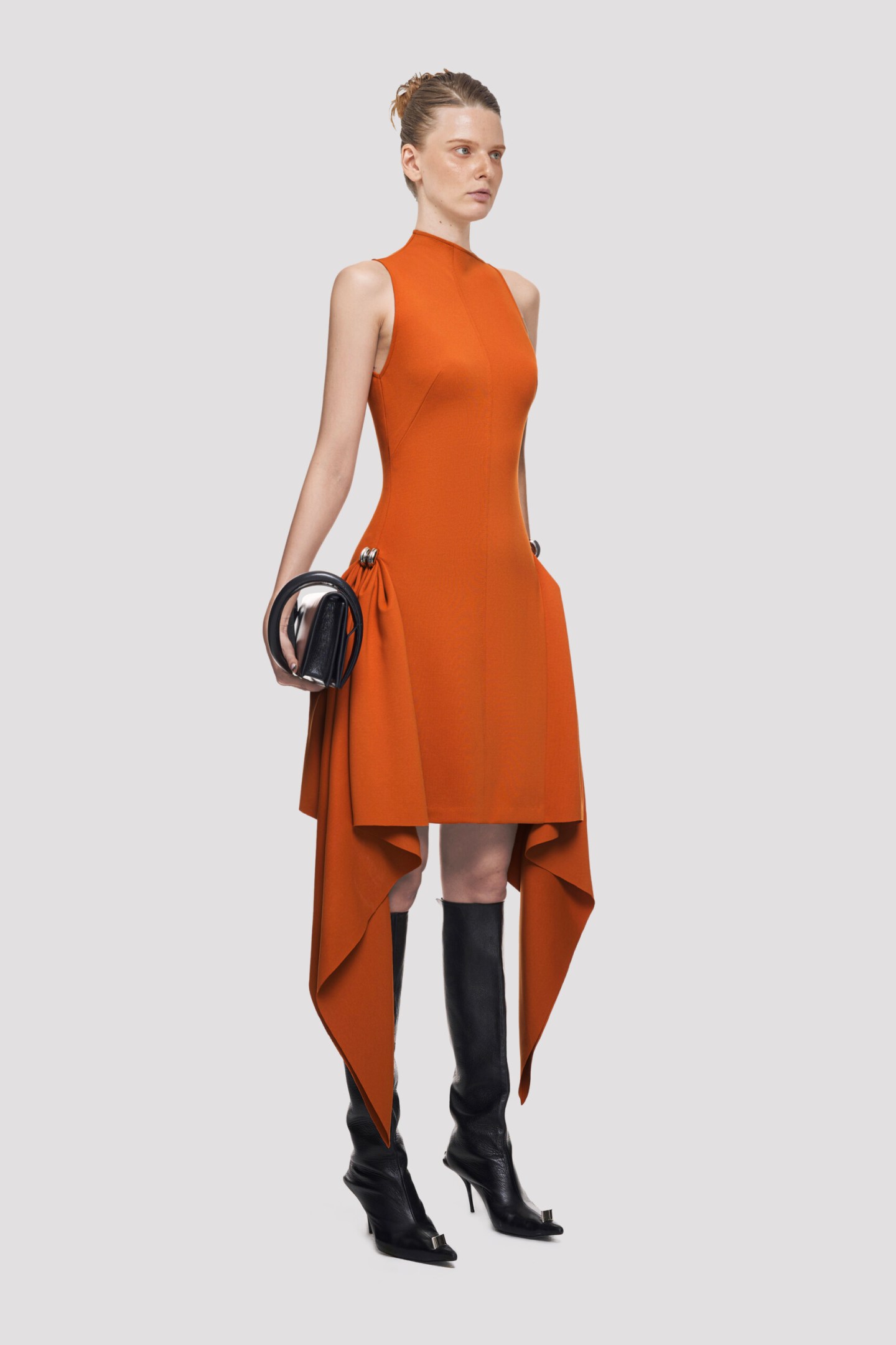 orange dress